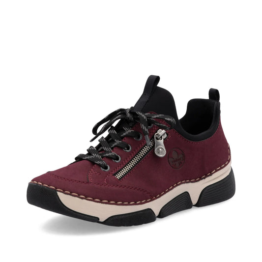 Rieker 45973 WINE Trainer Style Shoe 45973-35