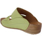 Adesso Lexi Soft Leather Mule Sandal GREEN LEXI-A8251