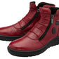 Lotus Atlanta RED Soft Leather Twin Zip Ankle Boot ULB405