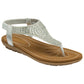 Lotus Toe-post sandal Aura