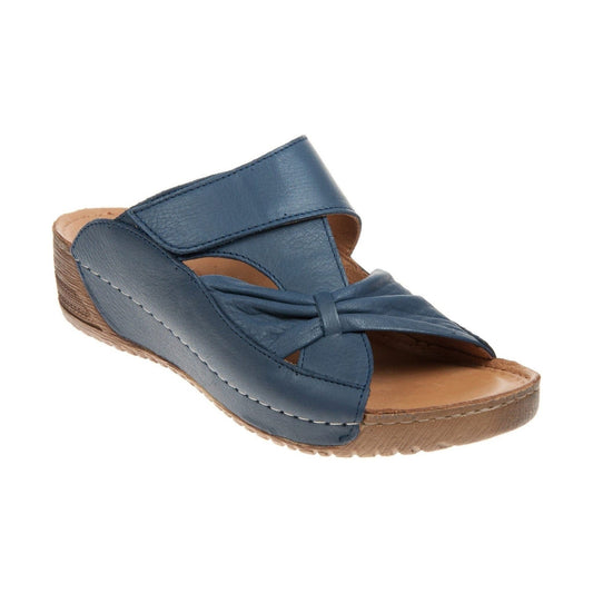 Adesso Lexi NAVY Leather Mule sandal LEXI A7174