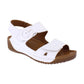 Adesso Lily WHITE Soft Leather sandal A7195