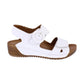 Adesso Lily WHITE Soft Leather sandal A7195
