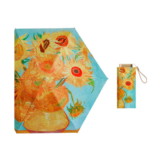 Artist Print Pocket Umbrella SUNFLOWER .