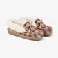 Jo & Joe Caithness BEIGE Check Moccasin Style Slipper