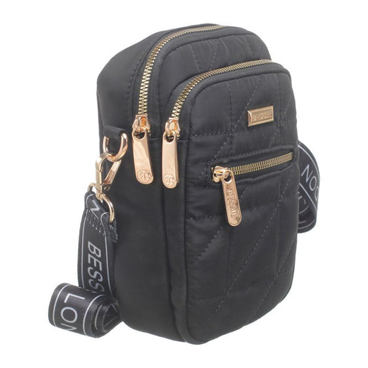 Bessie London Bj6174-1 Black Crossbody Bag
