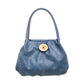 Bessie London BW446 Button Bag Steel Blue