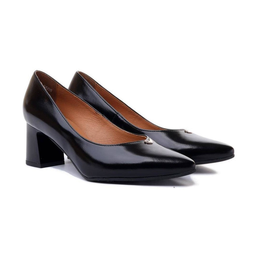 Bioeco 6508 BLACK Patent Leather Court Shoes 6508-1974