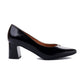 Bioeco 6508 BLACK Patent Leather Court Shoes 6508-1974