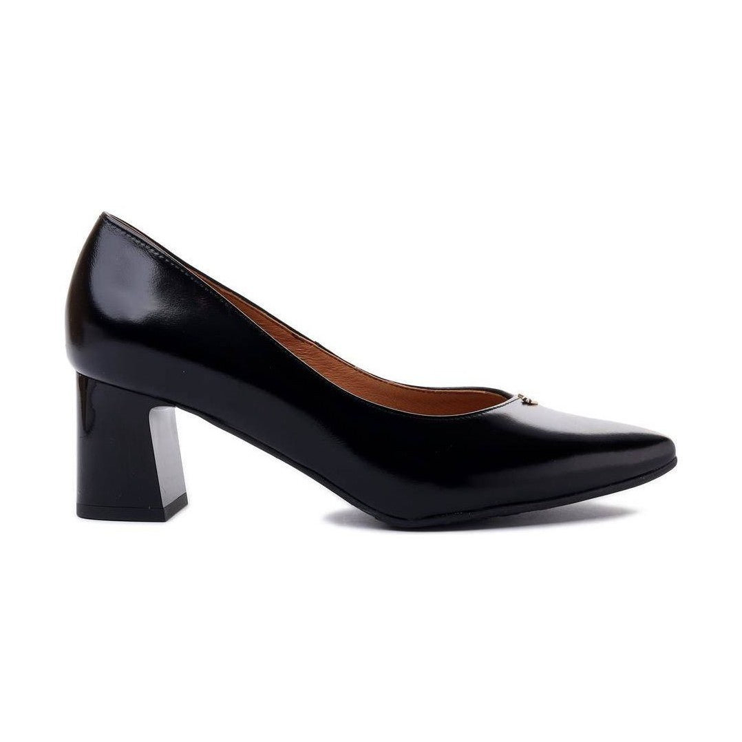 Bioeco 6508 BLACK Patent Leather Court Shoes 6508-1974