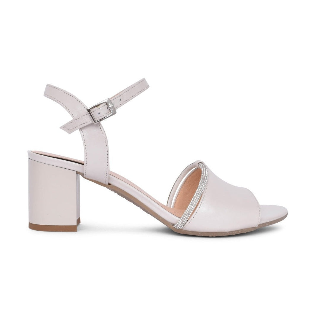 Bioeco Occasion Wear 4040 PEARL Wide Fitting Block Heel Dress Sandal 4040-2380-1661