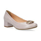 Bioeco Occasion Wear 6415 Pale PINK H Fitting Low Heel Dress Shoe 6415-2067-1893