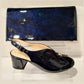 Bioeco Occasion Wear B002 NAVY PATENT Bag to Match 4216 and 4263 Shoes B002-2906
