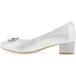 Bioeco 6415 SILVER Wide Fitting Dress Court Shoe 6415-2103