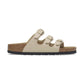 Birkenstock Florida Bf SANDCASTLE 3 Strap and Buckle Sandal Regular fit- 1029244