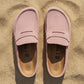 Birkenstock Naples Moccasin Slip On Wrapped Suede PINK CLAY Regular - 1031675