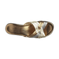 Boulevard Bronze MULTI Low Wedge Mule Sandal L9558 BG