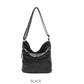 Moda Express BLACK L22XB9058 Faux Leather Handbag