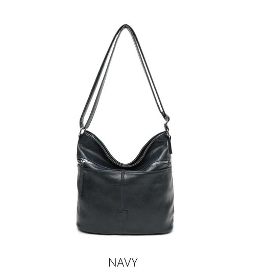 Moda 9058 NAVY Shoulder / Crossbody multi pocket Bag L22XB9058
