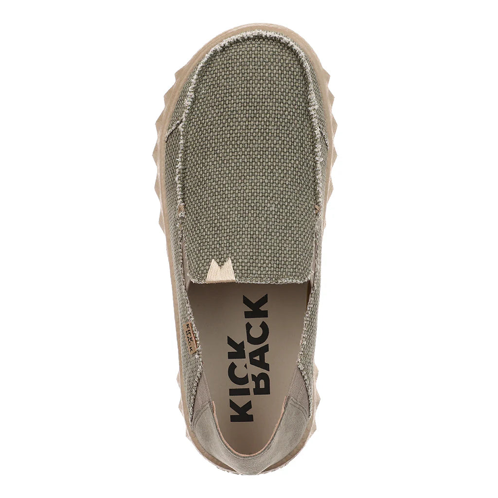 Kickback Couch VIBE KHAKI lightweight Slip On Shoe K10114106