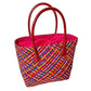 Basket Basket Camile Tote Bag PINK MULTY Ethically Produced in Madagascar