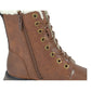 Cipriata L537 BROWN Fur lined Ankle Boot L537BT
