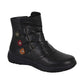 Cipriata L557 BLACK Soft Leather Zip ankle Boot L557A