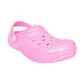 Crocs 207462 PINK TWEED Warm Lined Classic Clog 207462-6WY