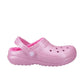 Crocs 207462 PINK TWEED Warm Lined Classic Clog 207462-6WY