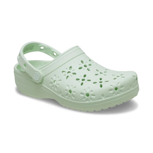 Crocs 210927 JADE MULTI Floral Cutout Classic Clog 210927-3YH