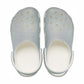 Crocs 210986 SILVER GLITZ 210986-100 Classic Clog