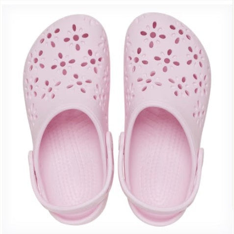 Crocs Floral Cut out Clog 210943 LIGHT PINK 210943 6ZW