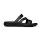Crocs Getaway Strappy BLACK Lightweight Mule Sandal 001