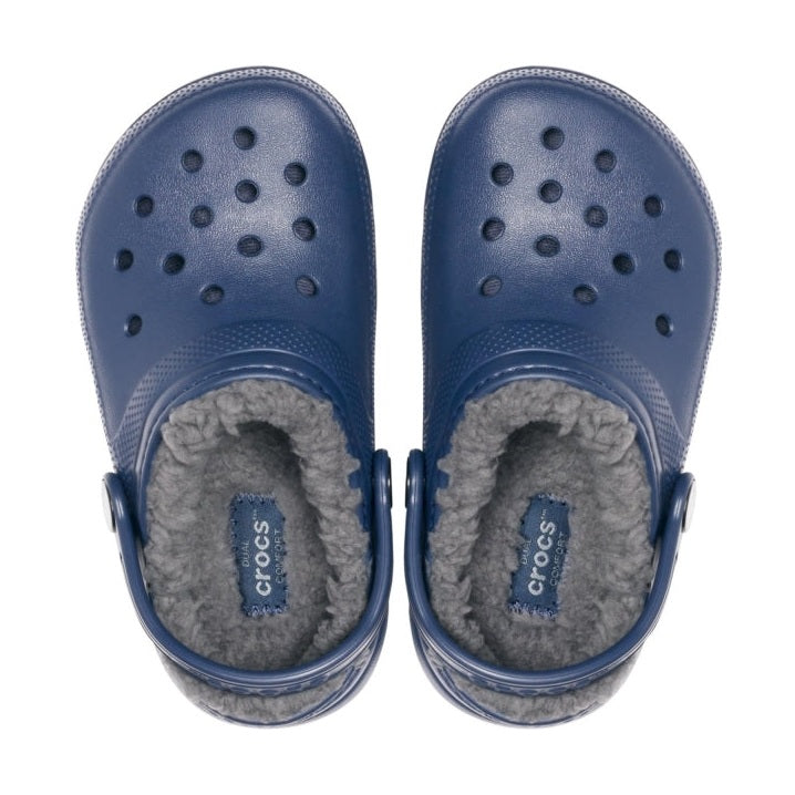 Crocs NAVY Charcoal lined clog 207010-060