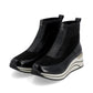 Remonte Ankle Boot D0T71-01 BLACK with front Zip