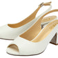 Lotus Occasion Wear Evelyn WHITE Black Heel Dress Shoes ULS393
