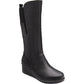 Lotus Boot Fitzgerald BLACK Leather wedge long boot ULB345