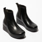 Fly London Vaze BLACK Soft Leather Wedge Heel Chelsea Boot