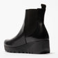 Fly London Vaze BLACK Soft Leather Wedge Heel Chelsea Boot