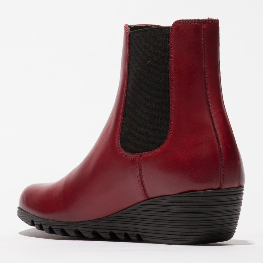 Fly London ORFU Ankle Boot BURGUNDY