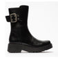 Fly London Biker Style Ankle Boot Mazz BLACK
