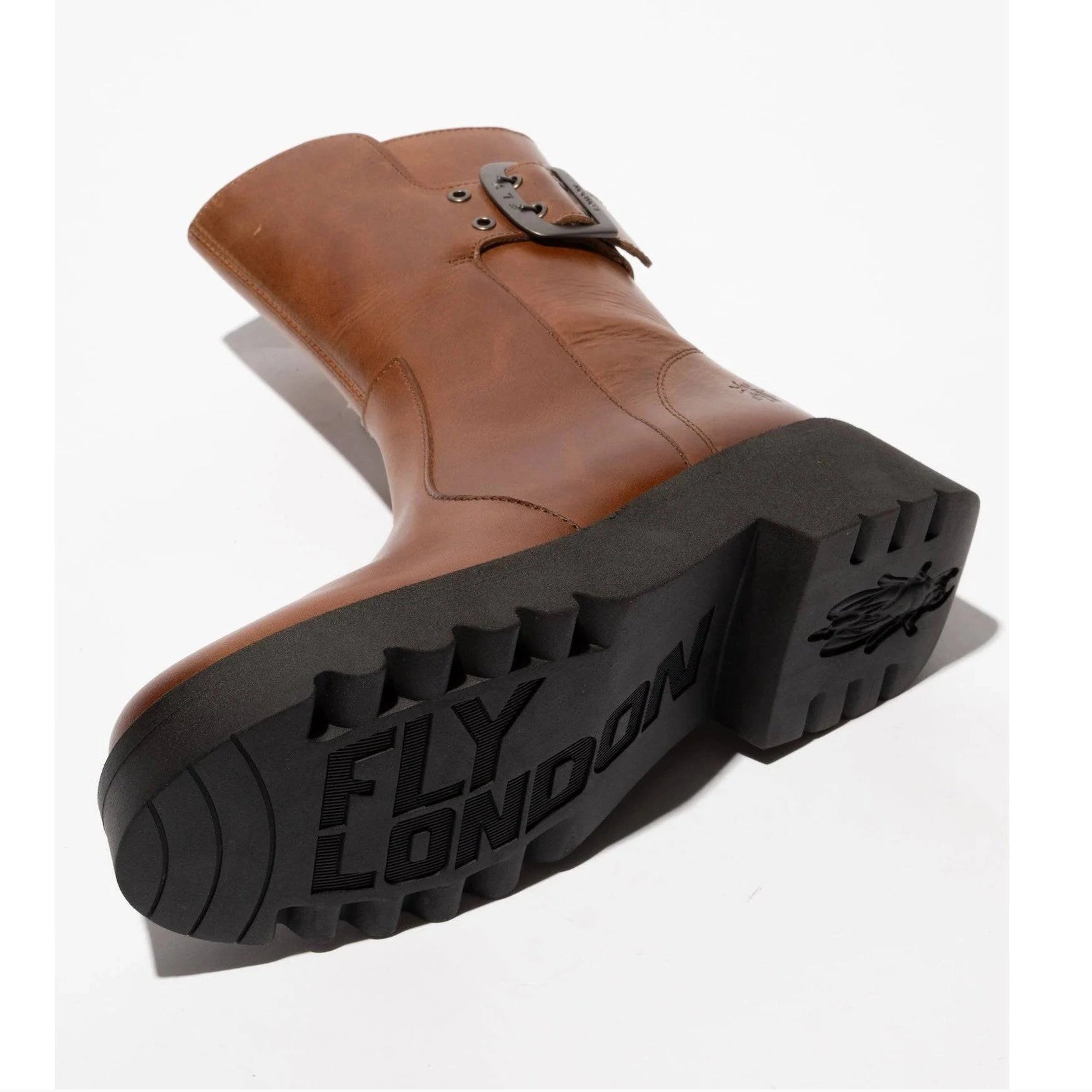 Fly London Biker Style Ankle Boot Mazz BROWN MAZZ