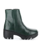 Fly London Toor  Leather Chunky Sole Zip Ankle Boot TOOR RED