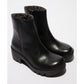 Fly London Toor  Chunky Sole Zip Ankle Boot  BLACK