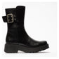 Fly London Biker Style Ankle Boot  Mazz BLACK