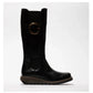 Fly London Soif BLACK Quality Leather Long Boot