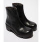 Fly London Toor Chunky Sole Zip Ankle Boot BLACK