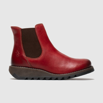 Fly London Ankle Boot Salv RED