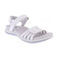 Free Spirit Maddy WHITE Touch Fastening Walking Sandal