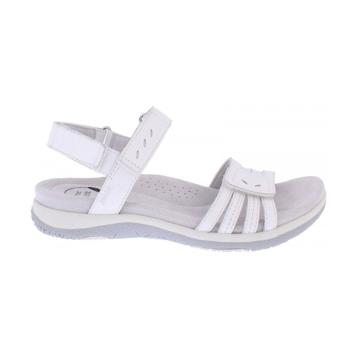 Free Spirit Maddy WHITE Touch Fastening Walking Sandal